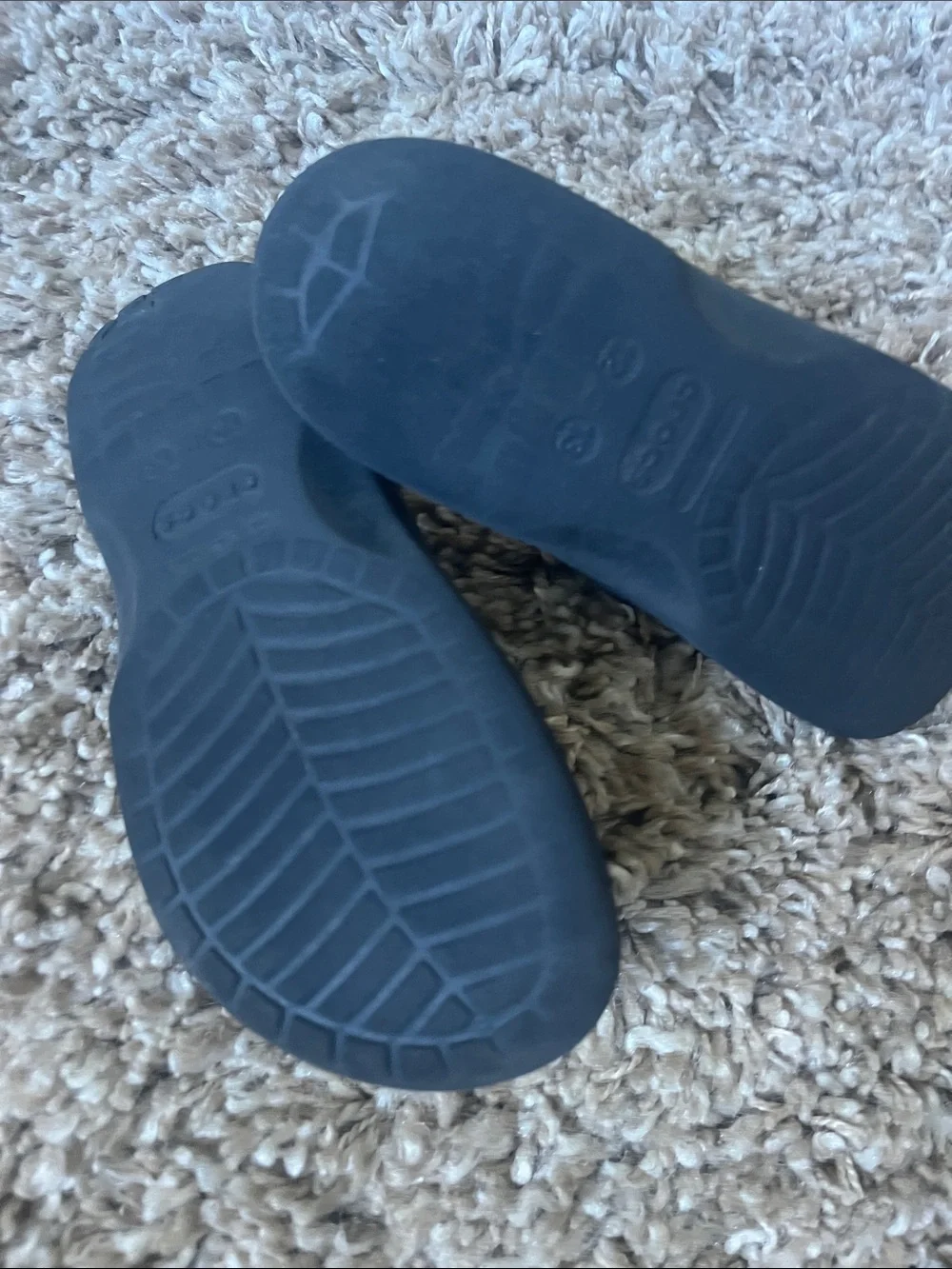 CROCS Kids' Black Thong Sandals